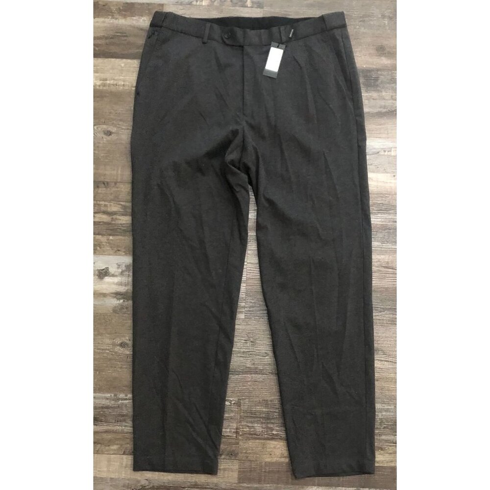 KnotStandard Mens 38x31 Charcoal Gray Flat Front Dress Pants New with Tags